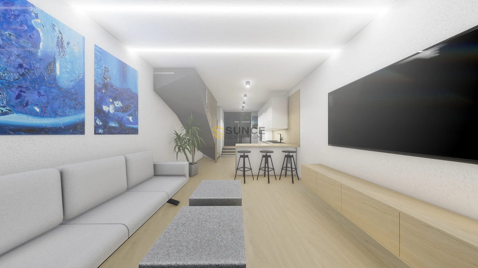 krk, novi moderan apartman s vrtom, garažom, terasom. visoka kvaliteta gradnje! - slika 9
