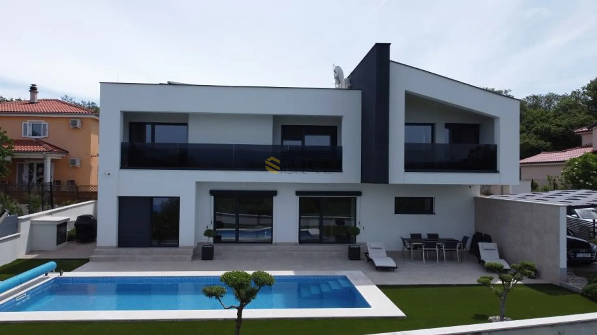 malinska, moderna samostojeća vila s prekrasnim pogledom na more! - slika 2