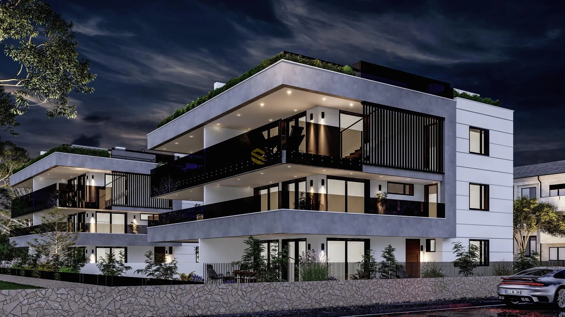 grad krk, ježevac, novi apartman u prizemlju s vrtom i pogledom na more! - slika 3