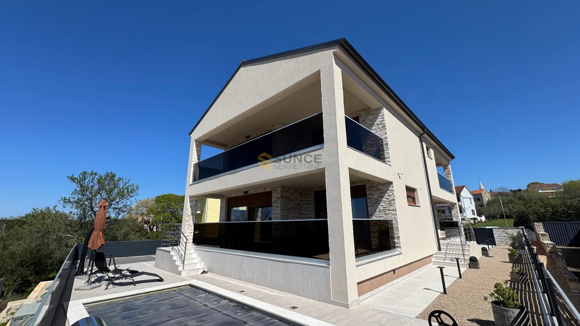 Malinska ,Sv.Vid nova kuća sa bazenom i pogledom! - Sveti Vid-Miholjice, Malinska-Dubašnica