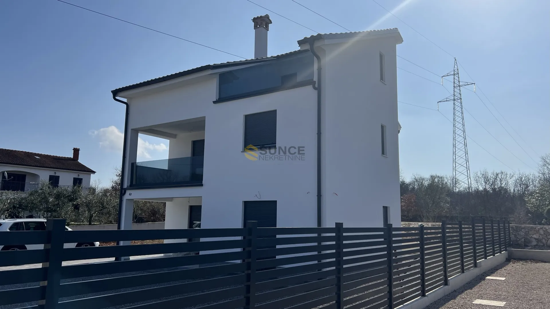 NOVO! Otok Krk, Malinska, samostojeća vila s pogledom na more! - Zidarići, Malinska-Dubašnica