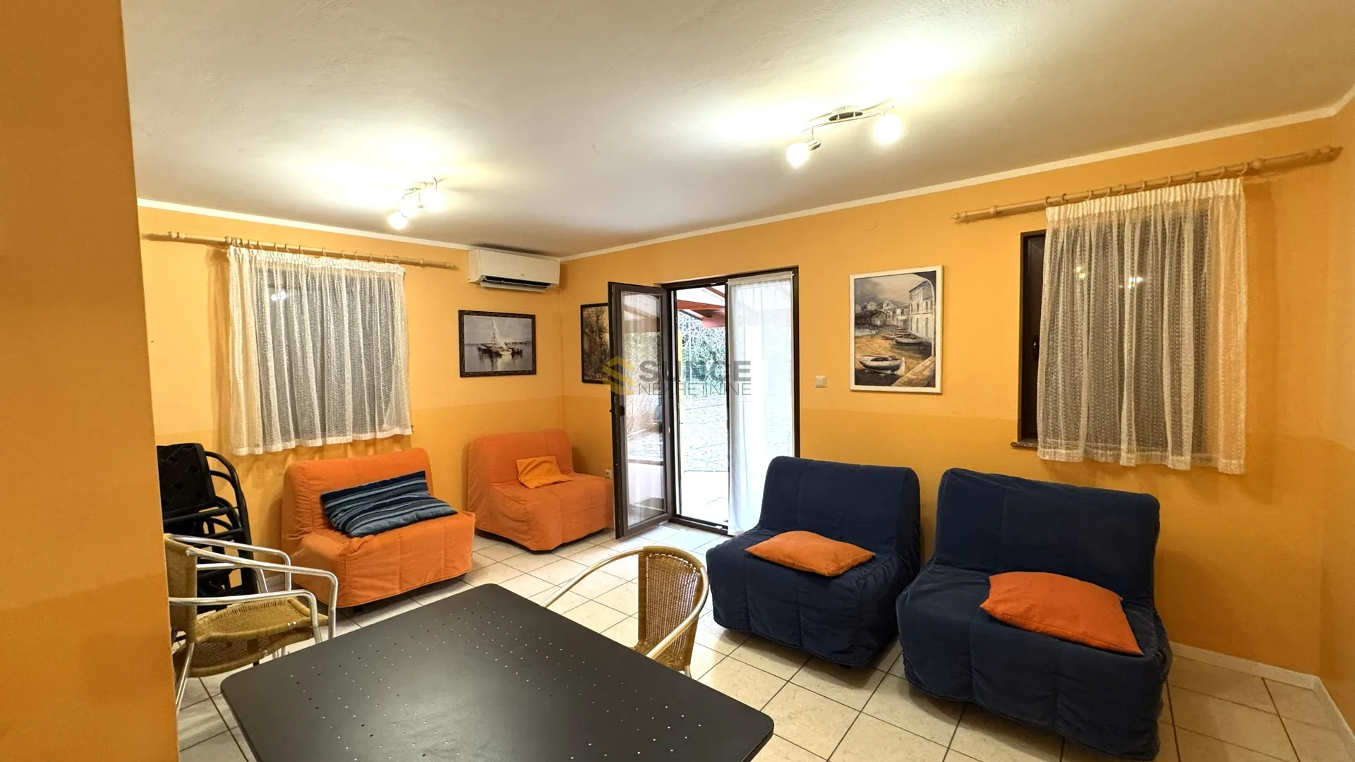 Baška namješten apartman u prizemlju blizu mora!