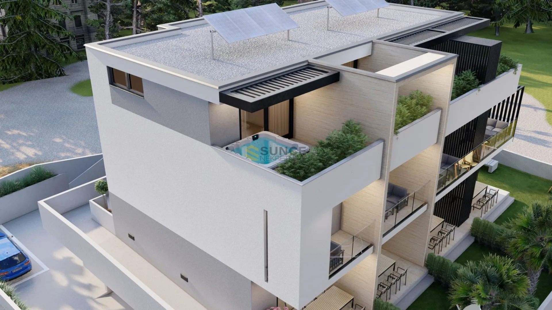 otok krk, grad krk, novi ekskluzvan apartman s vrtom i garažom! - slika 3