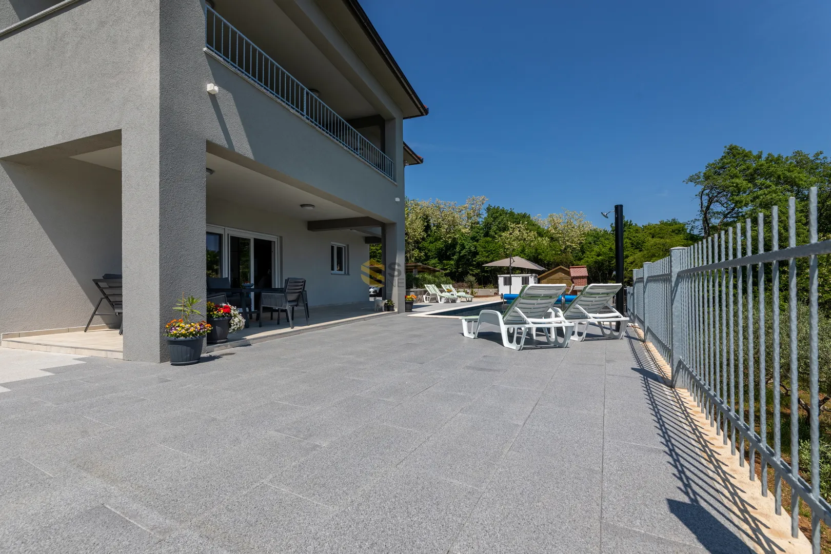 otok krk, vrbnik, prekrasna namještena vila s bazenom i pogledom na more! - slika 3