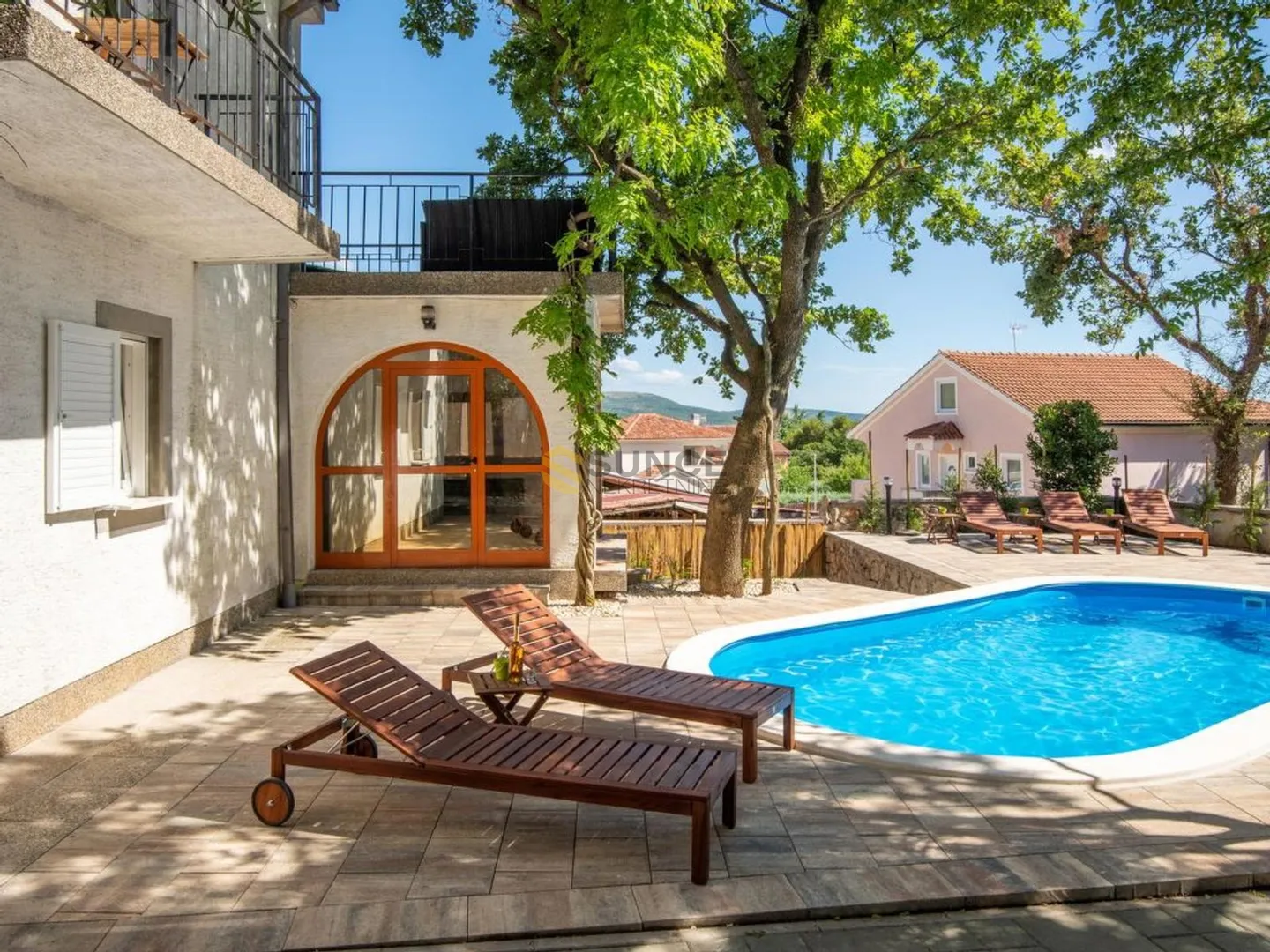 otok krk, kornić samostojeća kuća sa bazenom i pogledom! - slika 22