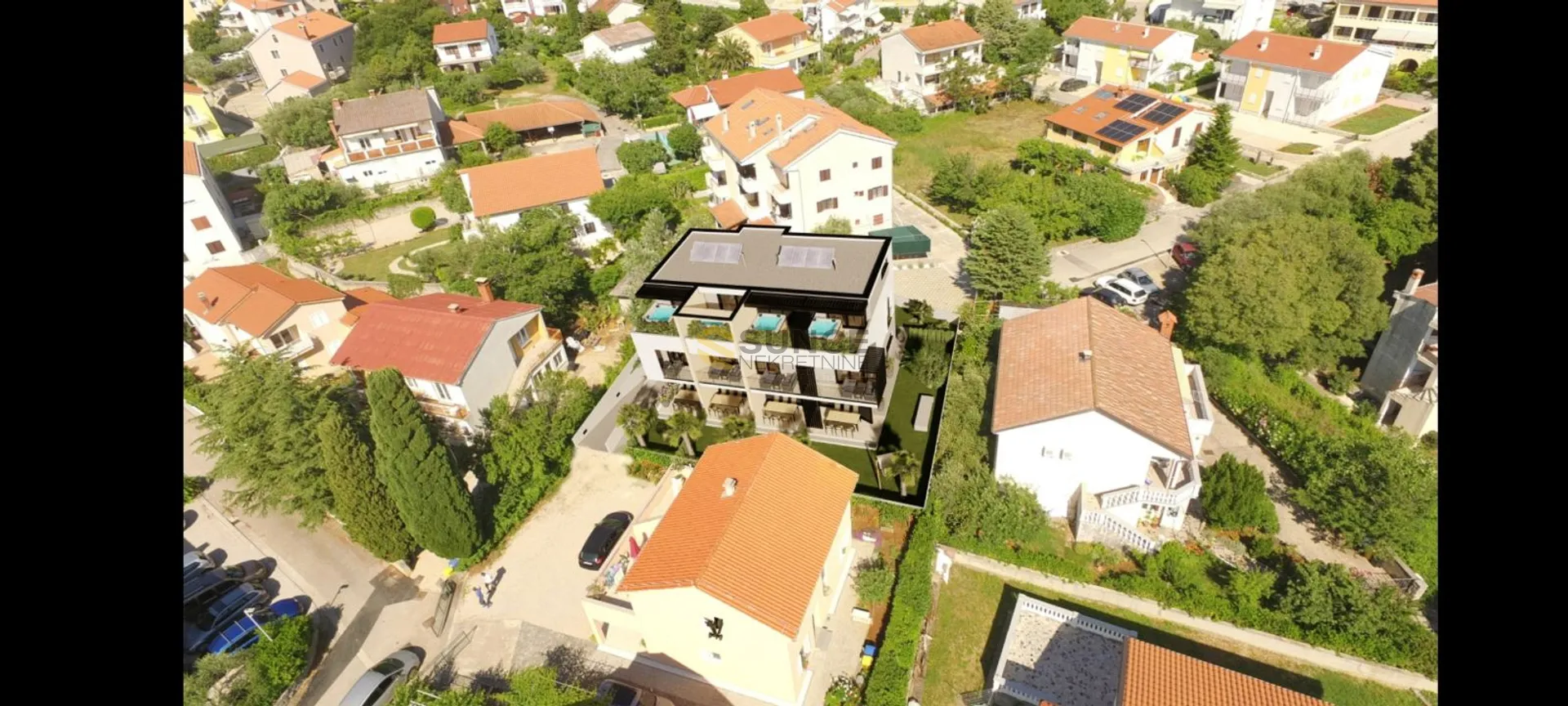 otok krk, grad krk, novi ekskluzvan apartman s vrtom i garažom! - slika 9