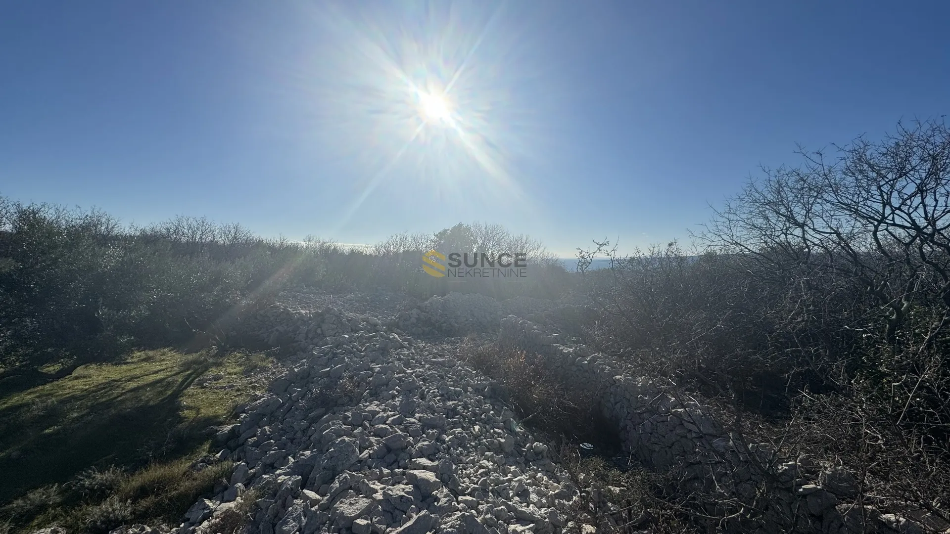 grad krk okolica, uređen maslinik sa pogledom na more! - slika 3