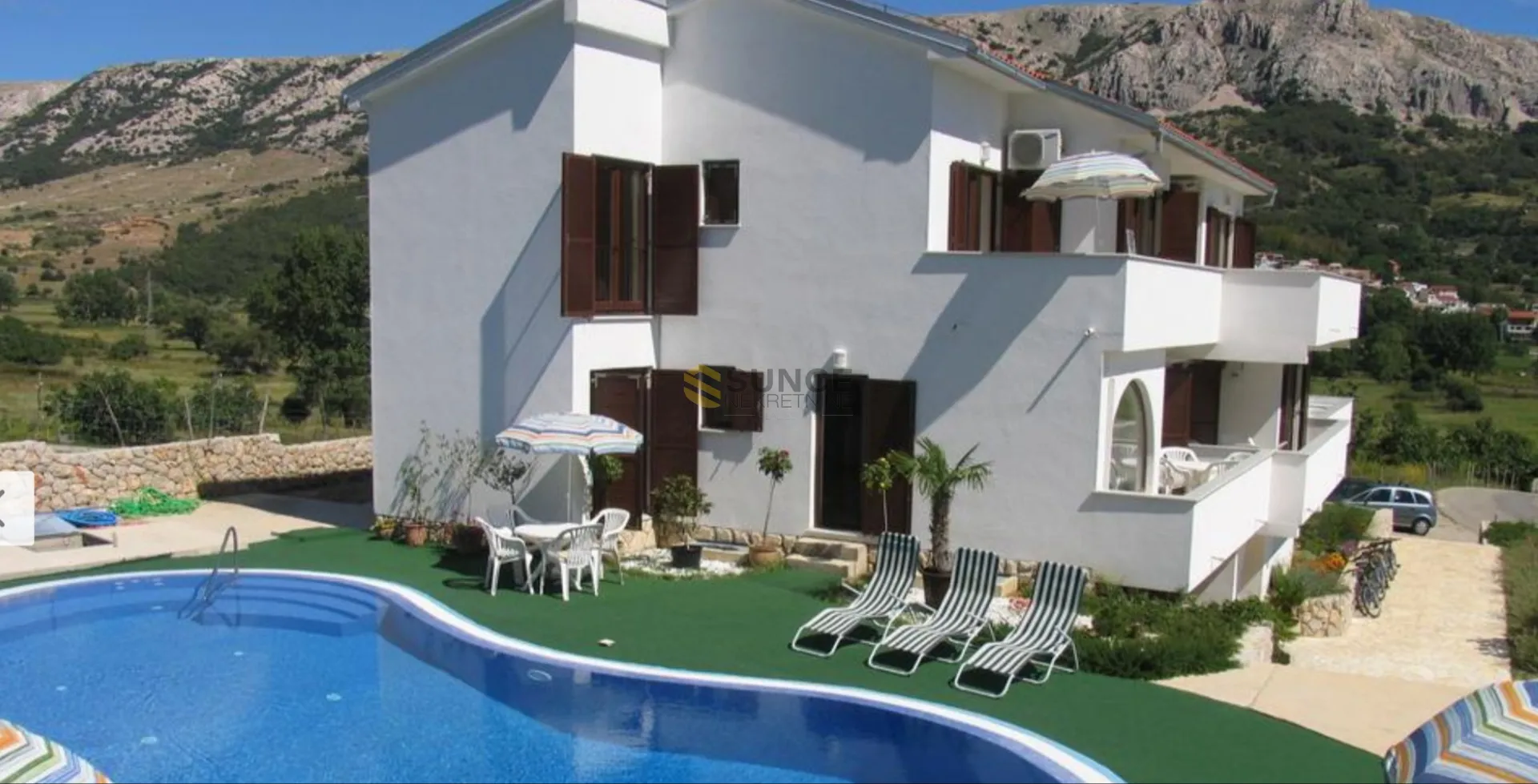 baška- okolica samostojeća kuća sa 5 apartmana i pogledom! - slika 3