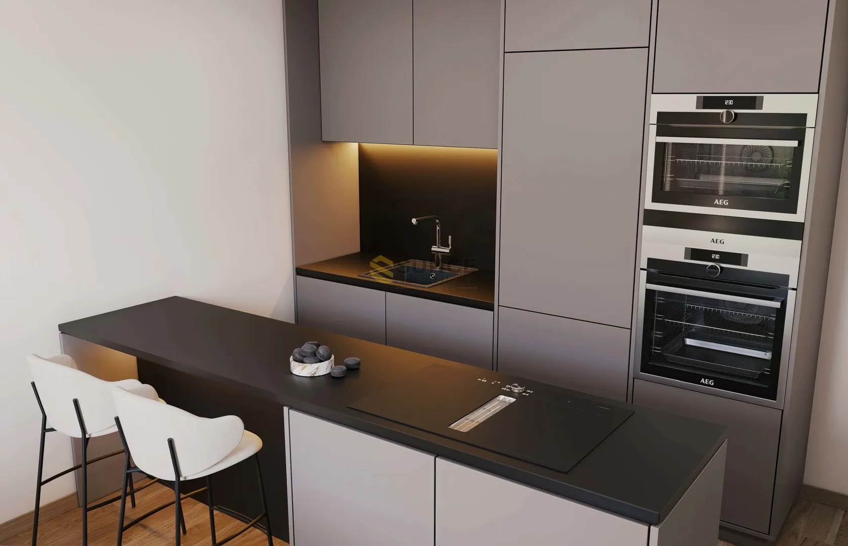 otok krk, krk, novi morderan apartman od 61m2 u prizemlju s vrtom ! - slika 5