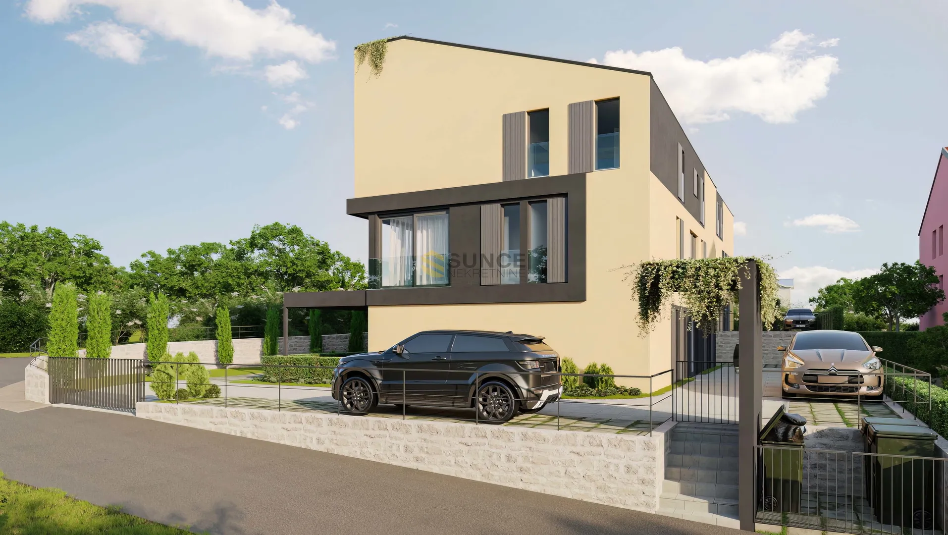 otok krk, krk, novi morderan apartman od 61m2 u prizemlju s vrtom ! - slika 2