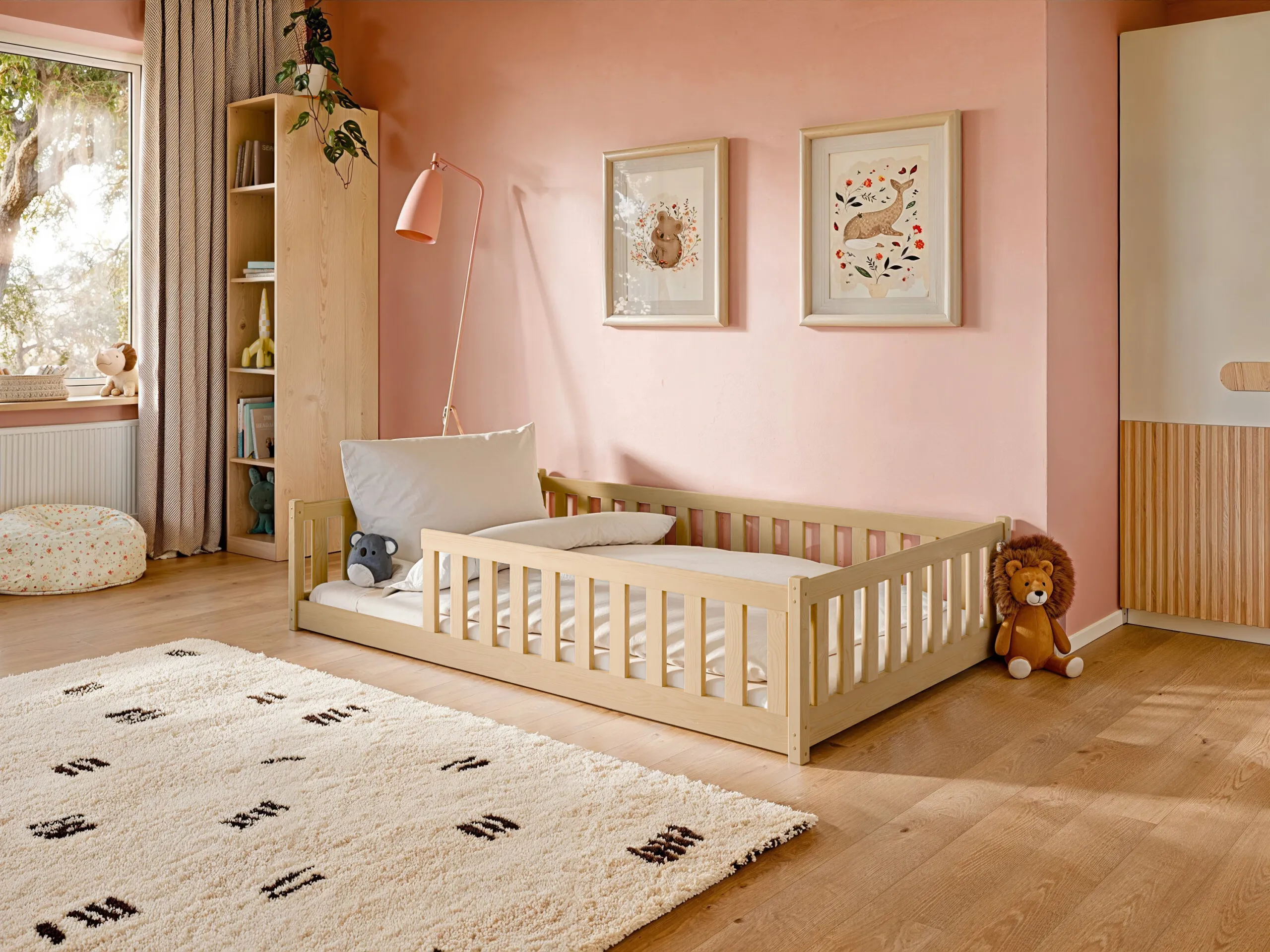niski montessori dječji krevet bella 200×90 - slika 2