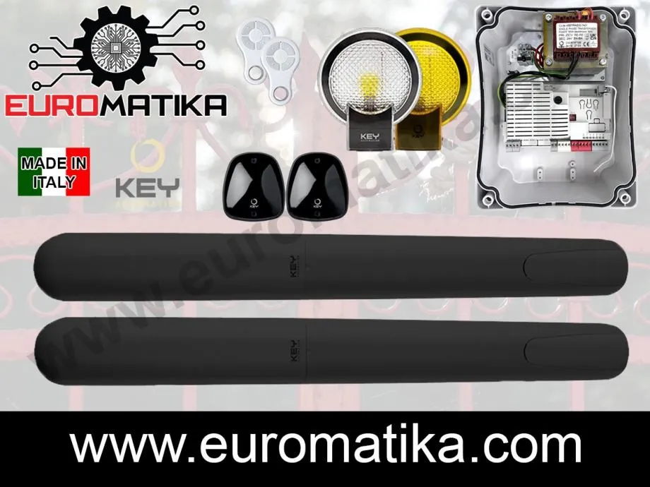 sun ray stoper dark – motor za krilna vrata s ugrađenim stoperima - slika 1