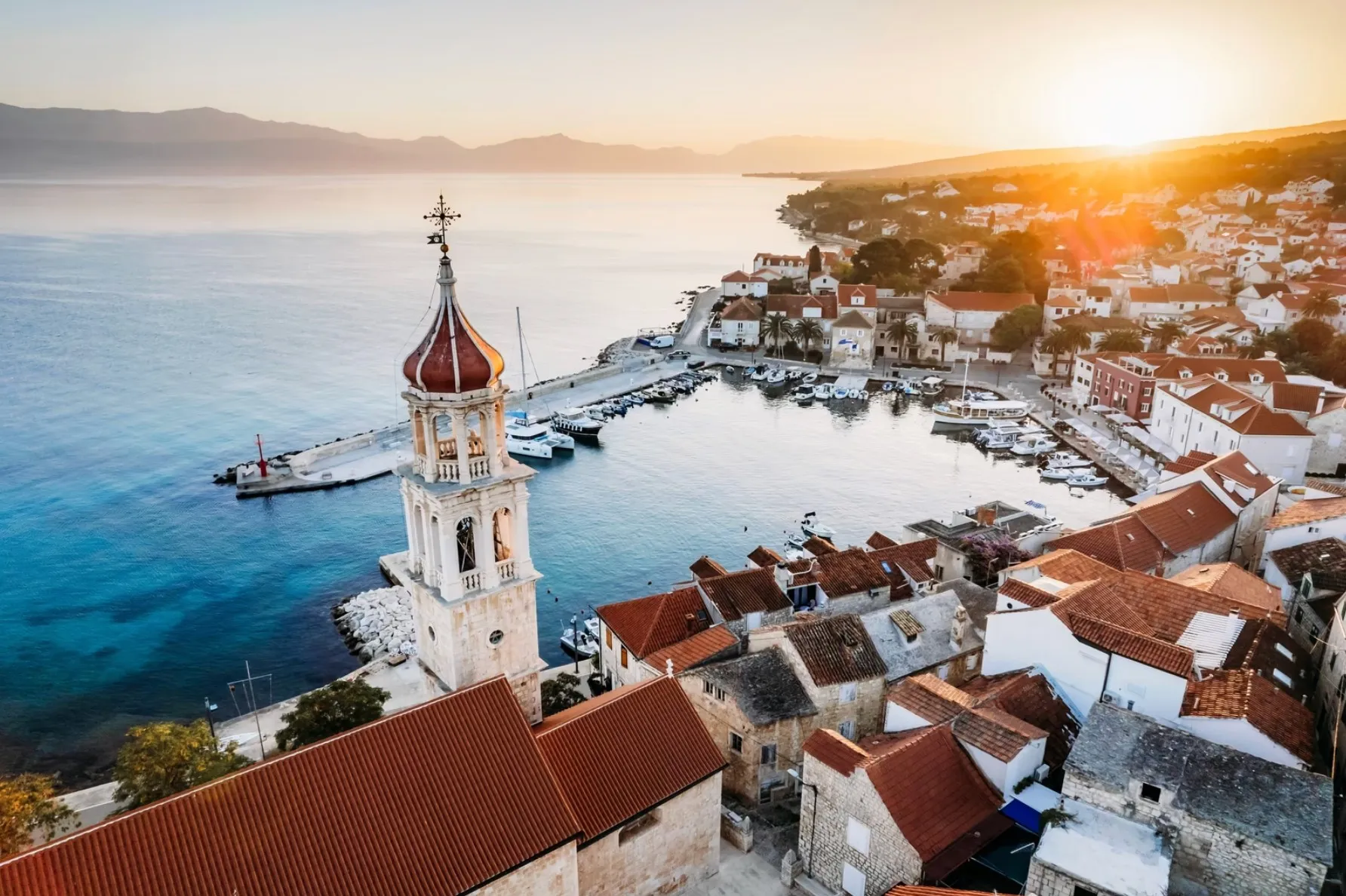 građevinska parcela sutivan pogled na more, tri minute hoda od plaže - slika 2