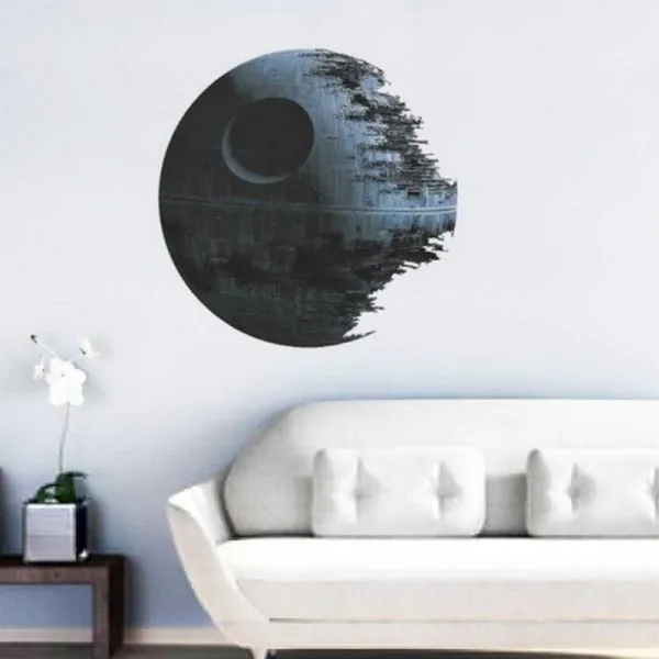 3D Death Star naljepnica za zid 45x45cm - Zagreb, Novi Zagreb - istok