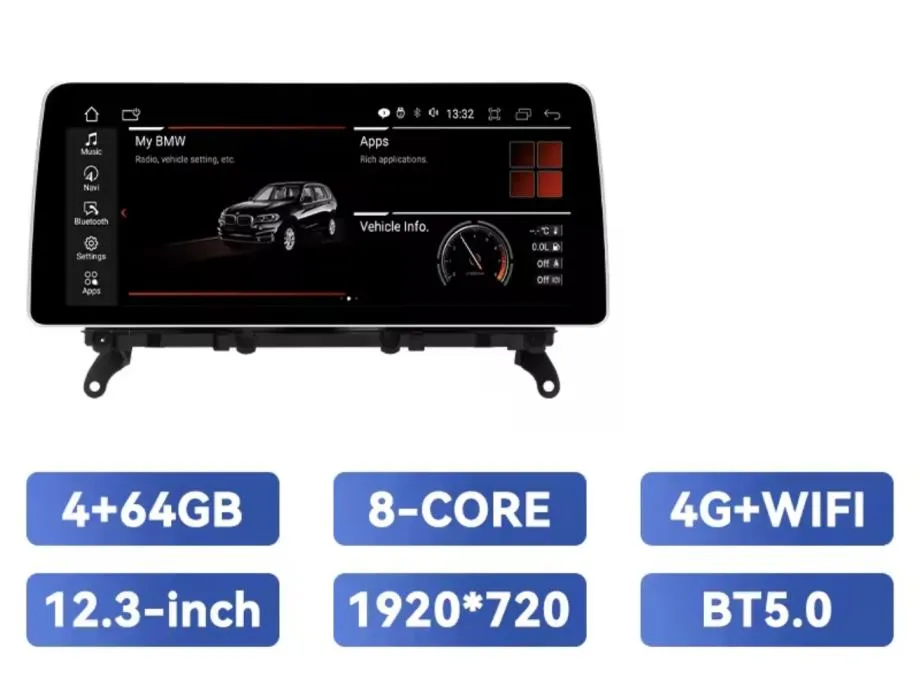 bmw x3 f25 x4 f25 original multimedija android navigacija kamera radio - slika 2