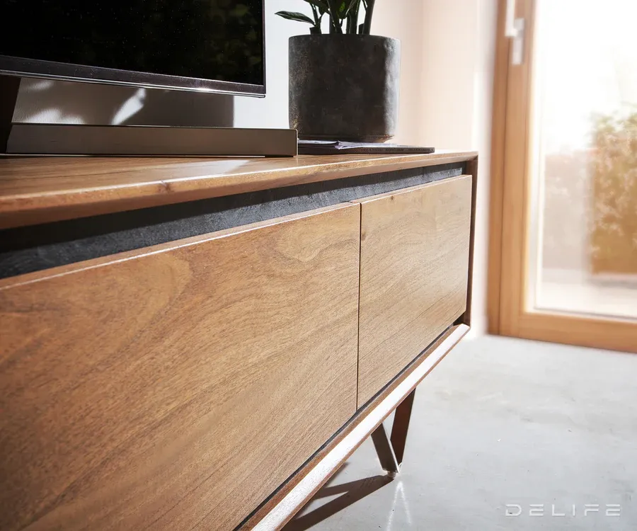 komoda stonegrace 4 vrata, 200cm, materijal: bagrem - slika 4