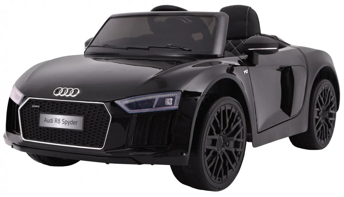 Licencirani auto na akumulator Audi R8 Spyder RS - crni - Mursko Središće