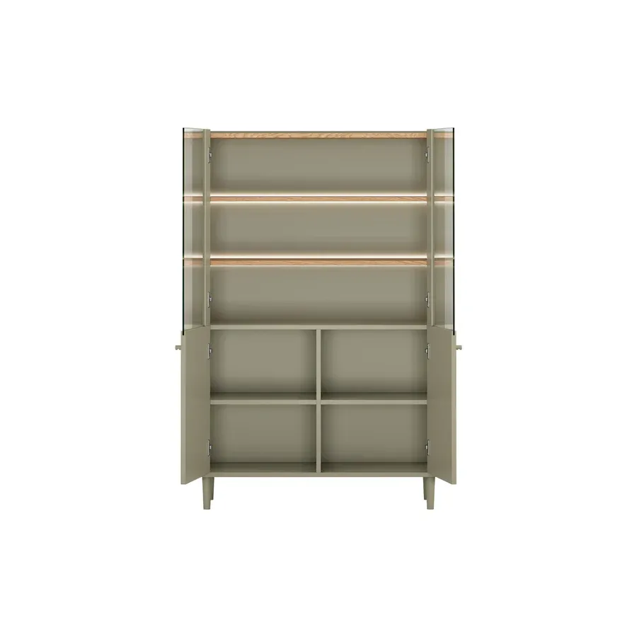 vitrina elivo 100cm, materijal: mdf,melaminska ploča - slika 6