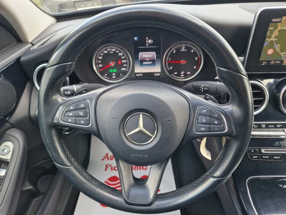 mercedes c 220 cdi automatik 2014., navi, servis, alu 17, park senzori - slika 15