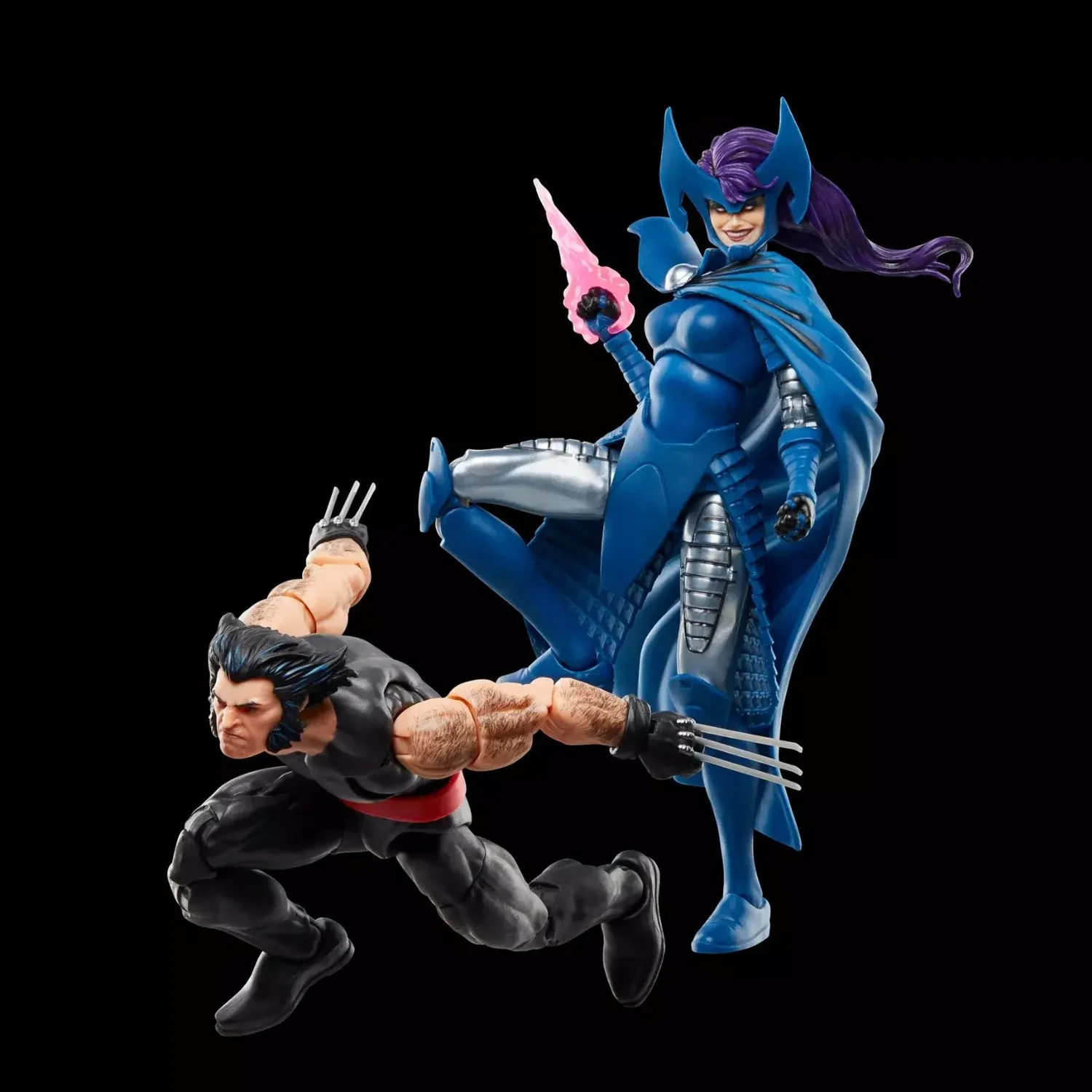 marvel legends series: wolverine and psylocke figure, 15cm - slika 2