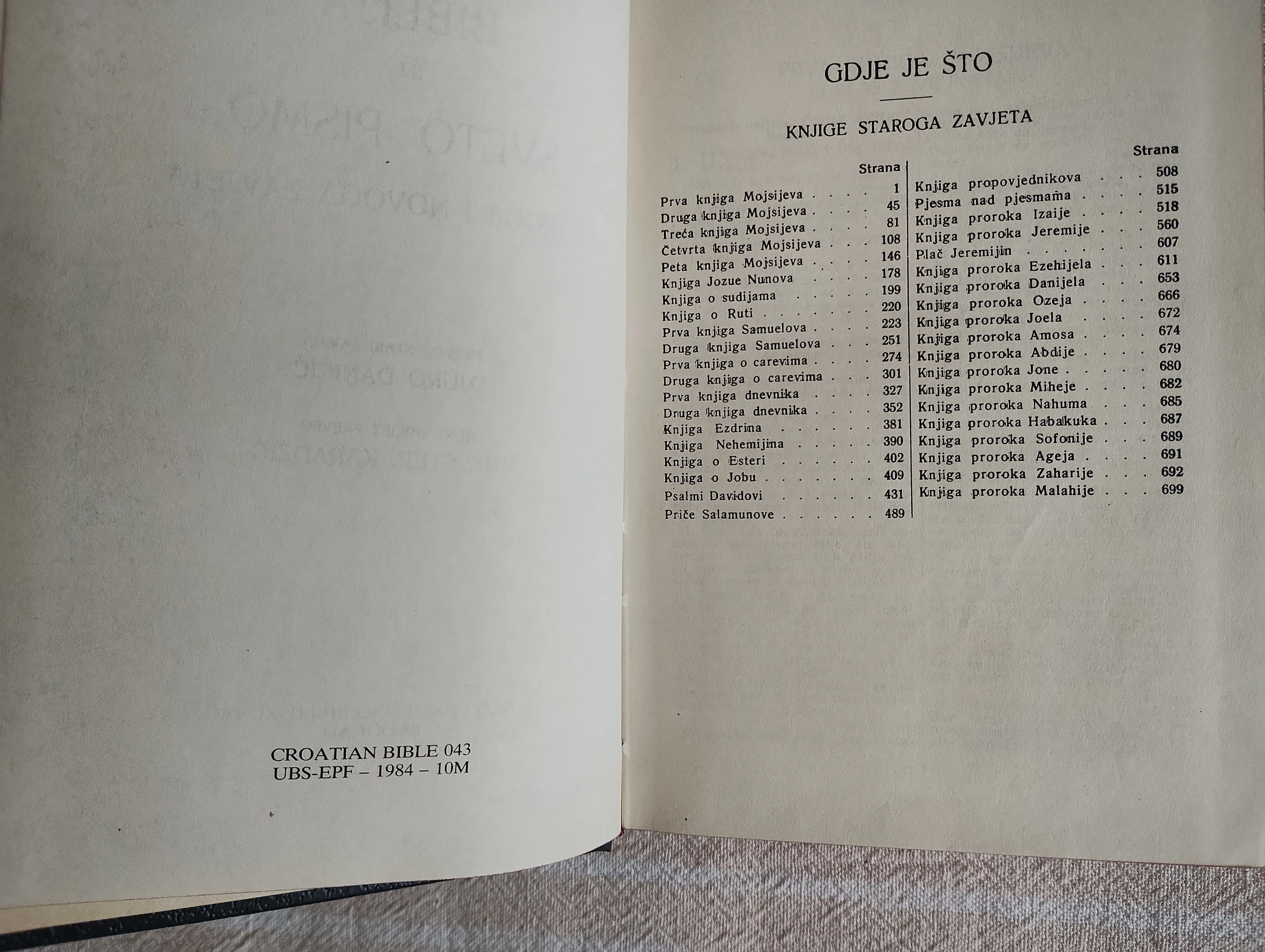 biblija ili sveto pismo staroga i novoga zavjeta 1984 - slika 4