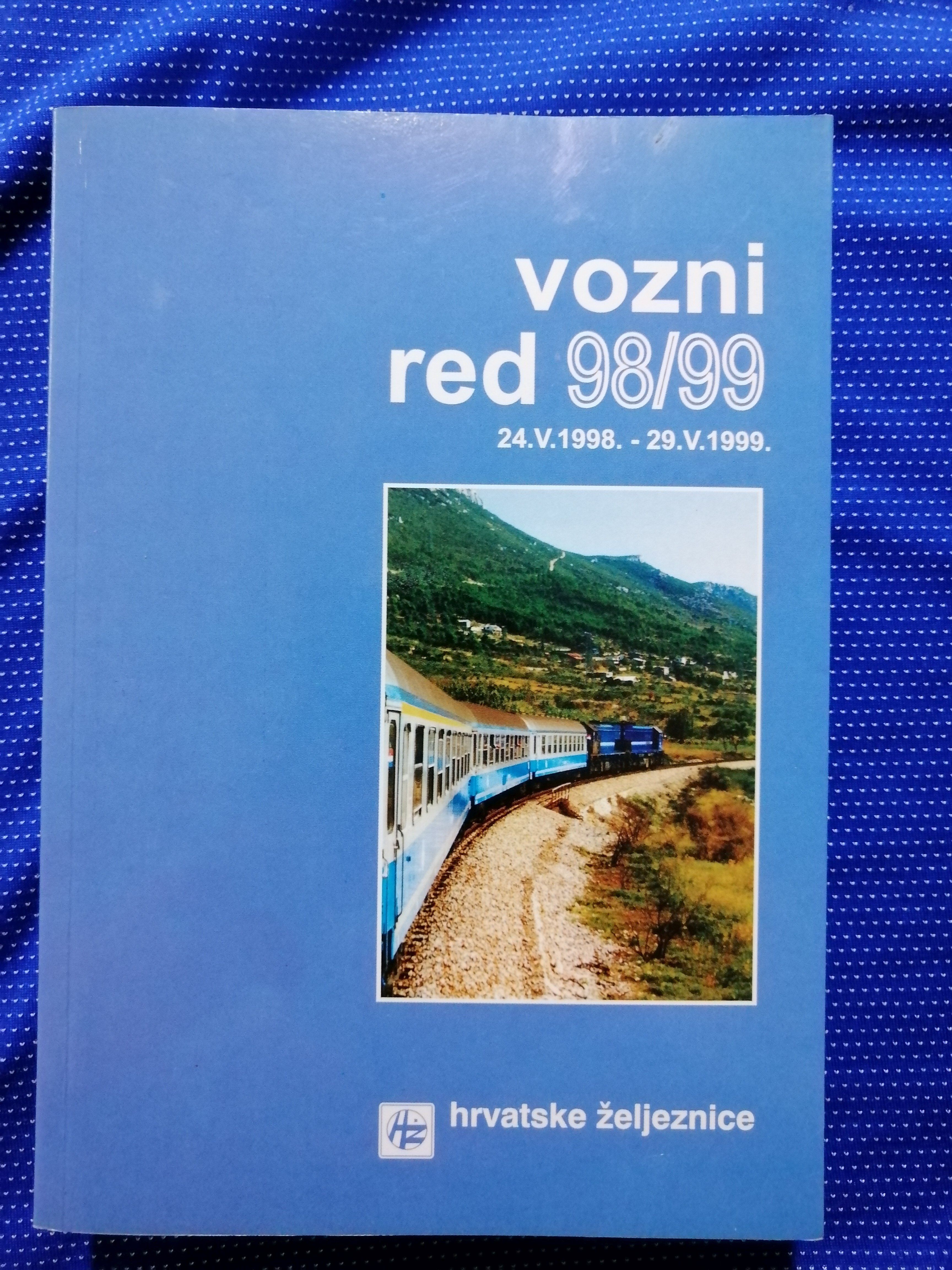 Hrvatske željeznice – Vozni red 1997-1998. [B104] - Zagreb