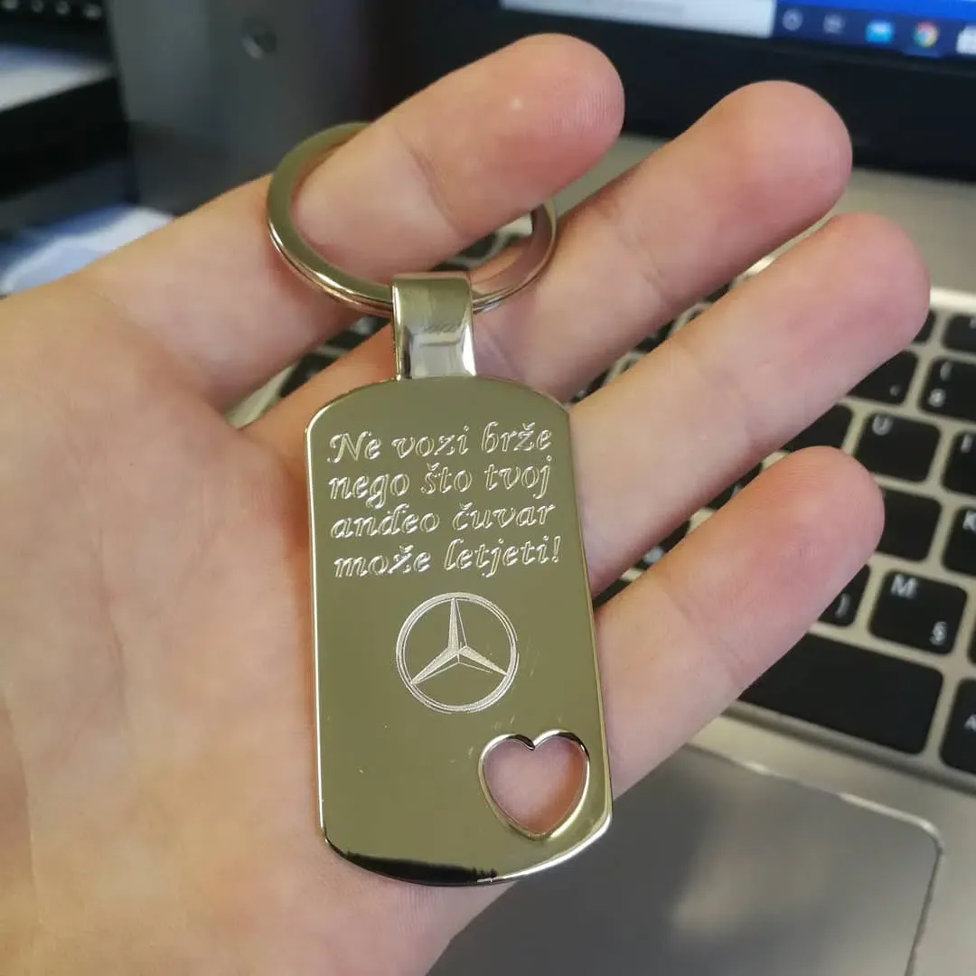 privjesak s tekstom i logom - slika 4