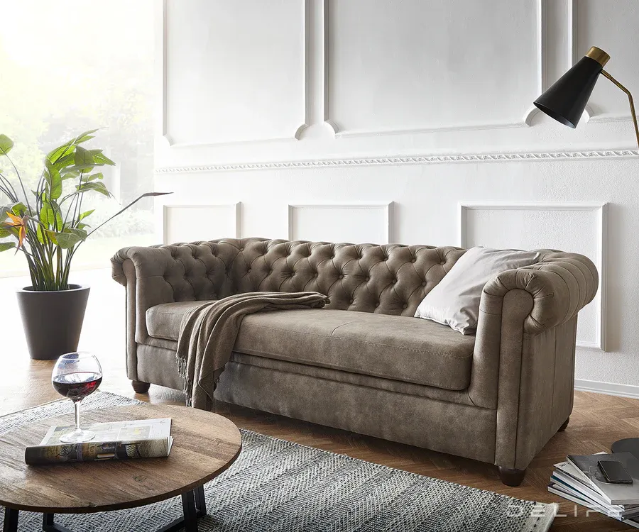 Trosjed Chesterfield 200x88cm, Materijal: Mikrovelur - Čakovec, Čakovec-zapad