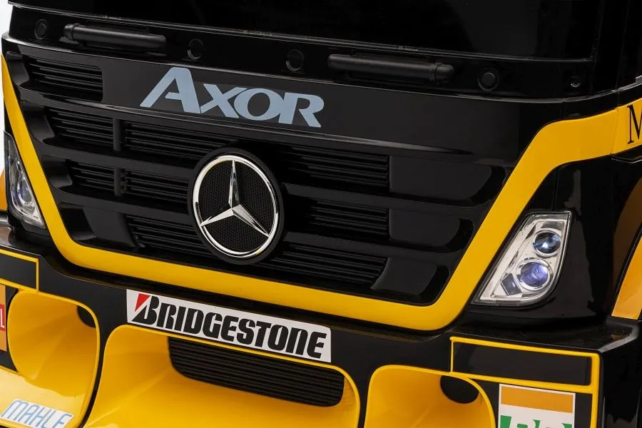 kamion na akumulator mercedes xmx622b - žuti - slika 7