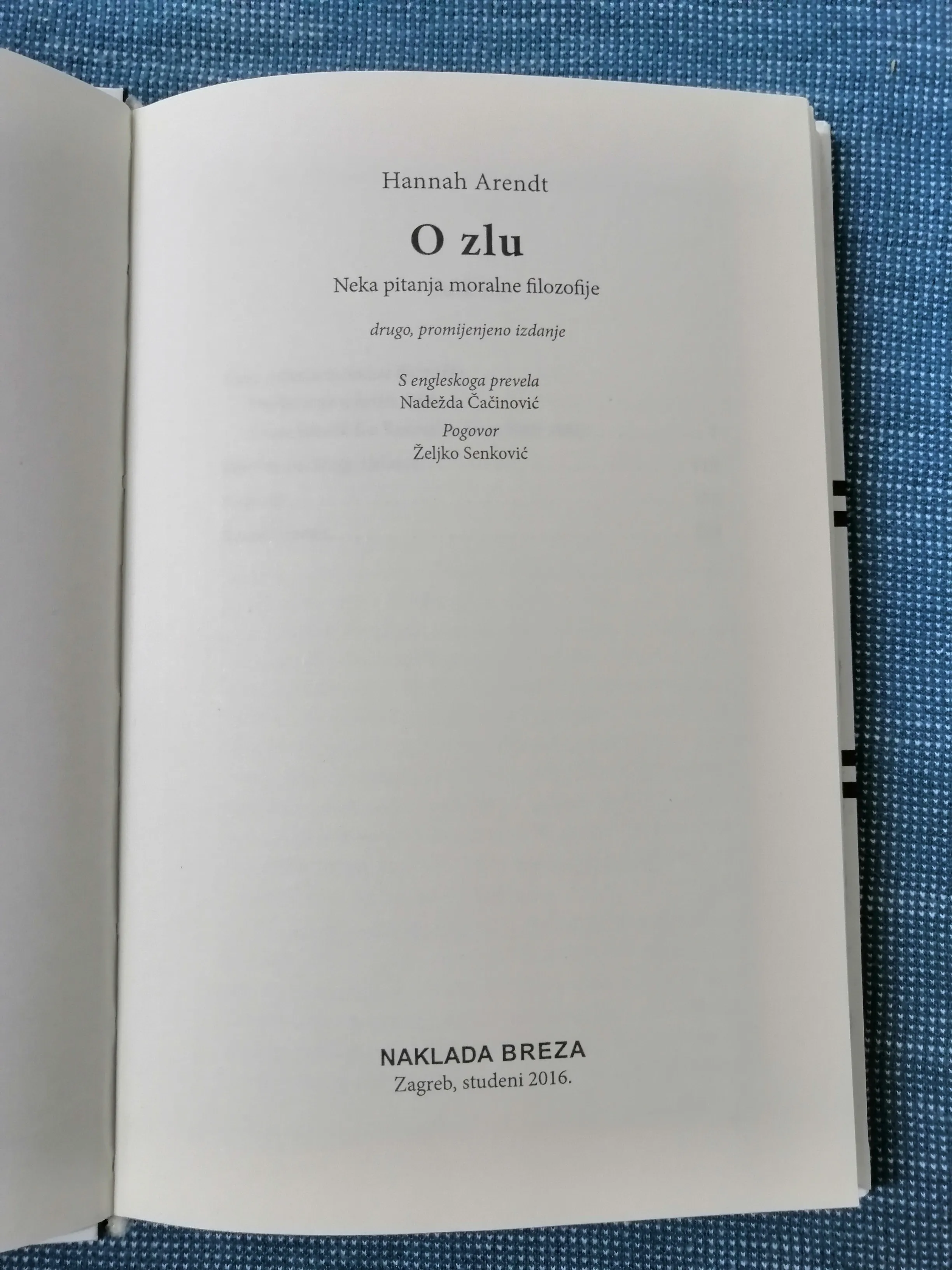 hannah arent – o zlu : neka pitanja moralne filozofije - slika 2