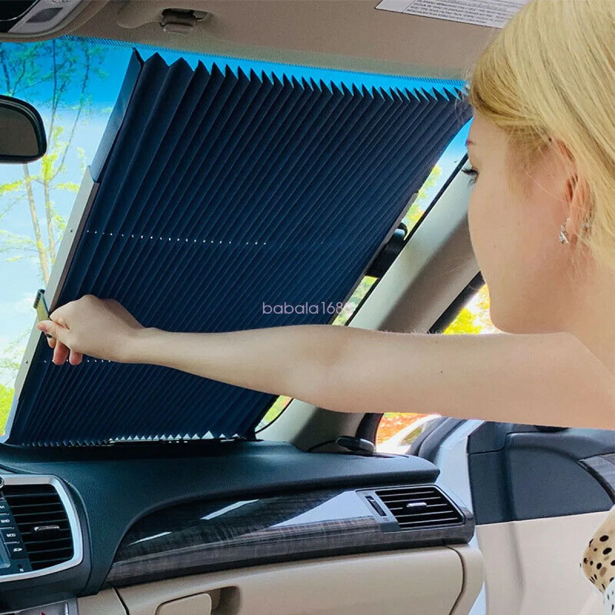 automatsko rastezljivo sjenilo za auto - blackout - slika 3