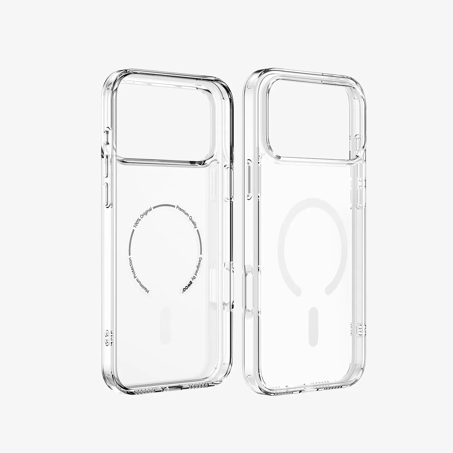 bwoo prozirna magnetska zaštitna maska za iphone 17 - slika 5