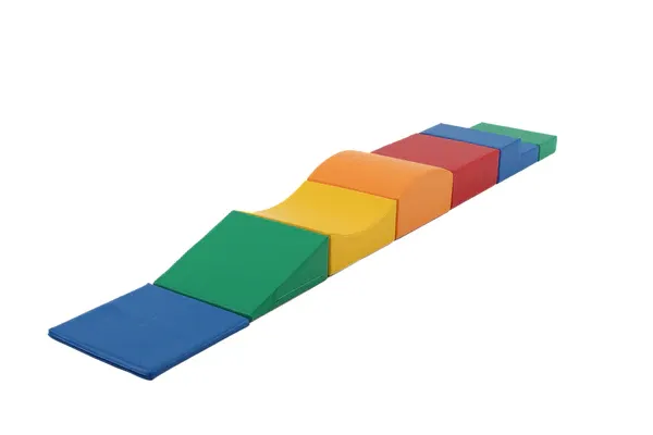 set od 7 pjenastih blokova soft play - višebojni mali puzavac - slika 5