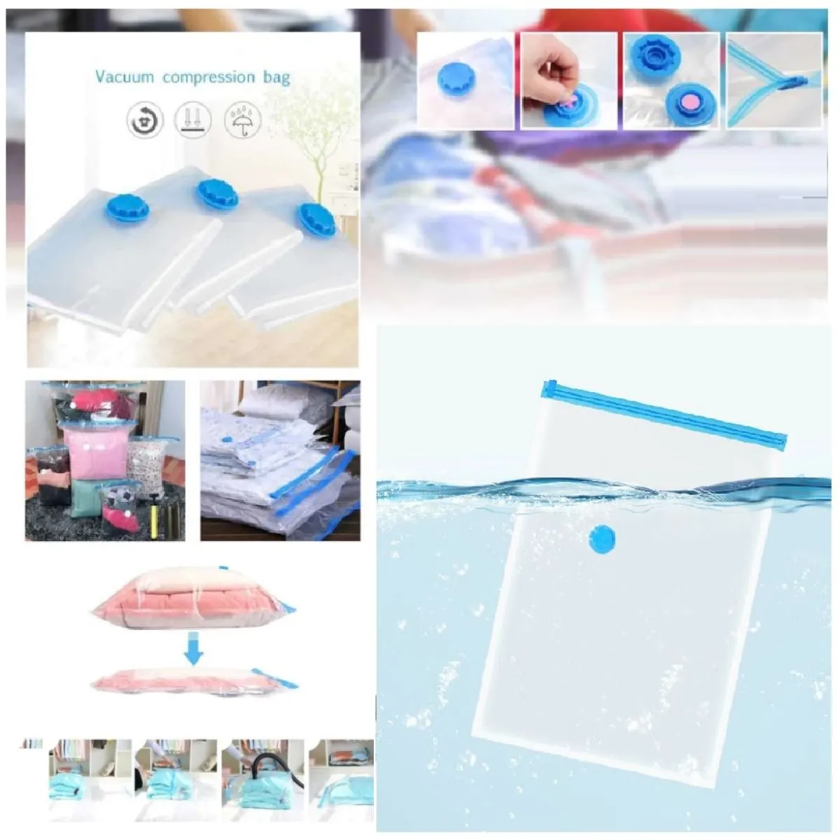 (3kom l paket) vakum vreće space bag -l dimenzije 80 x 100 cm - slika 5