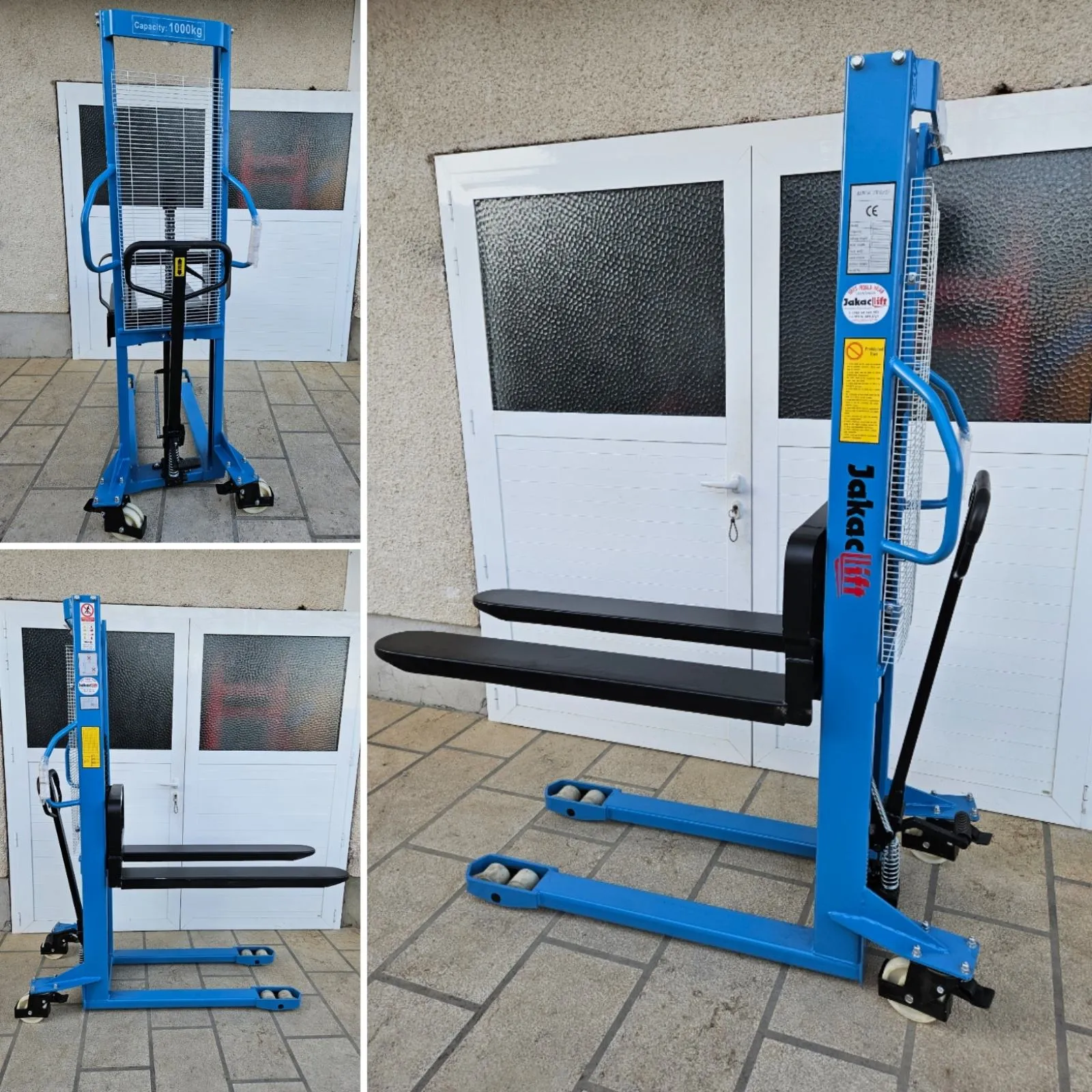 novi visokopodizni ručni viličar glms1016 blue - slika 3