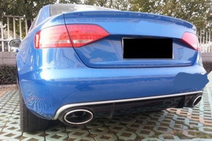 zadnji difuzor+nastavci auspuha za audi a4 b8 - s4/rs4 dizajn - slika 2