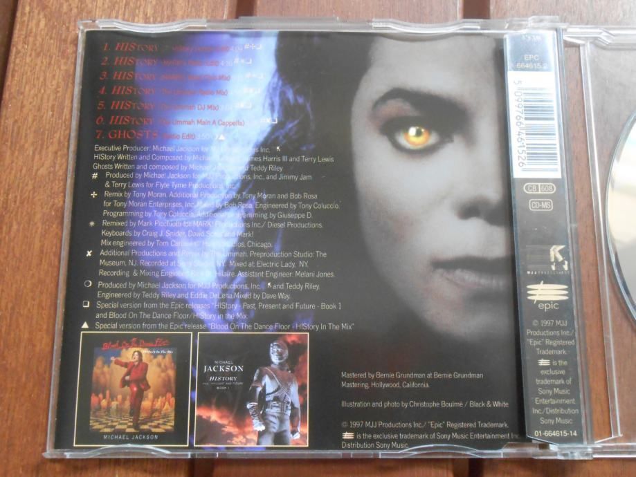 michael jackson ‎– history / ghosts - slika 2