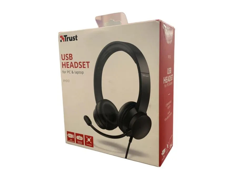 slušalice trust rydo usb headset - vakuum! / r1, rate! - slika 2