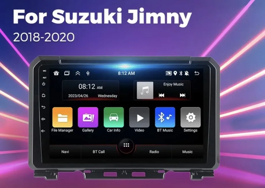 original multimedija za suzuki jimny android navigacija wifi kamera - slika 3