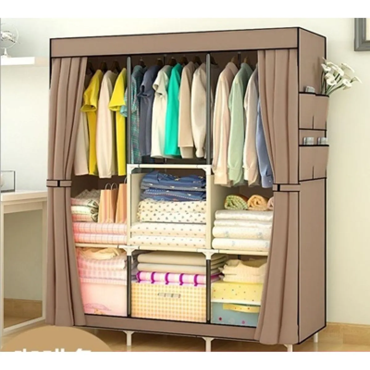 sklopivi ormar sa printom 158x106 cm vodootporan - sweet home - slika 5