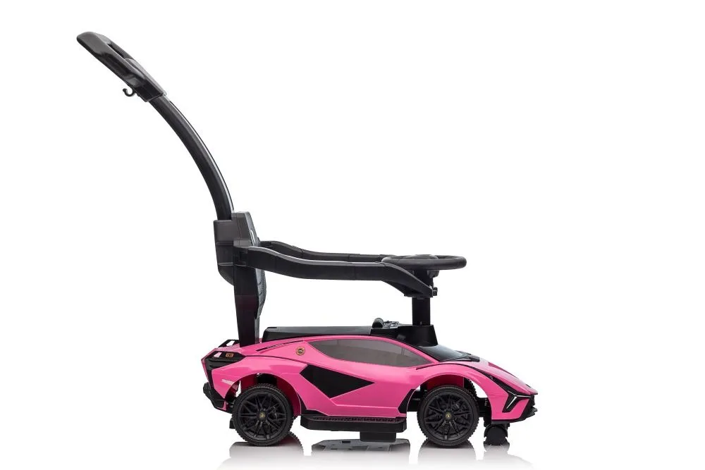 dječja guralica lamborghini qls-996t - roza - slika 8