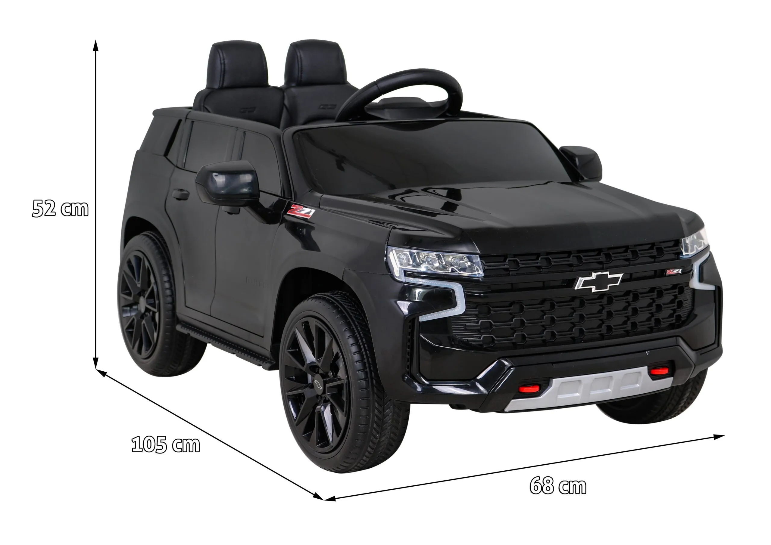 licencirani auto na akumulator chevrolet tahoe - crni - slika 5