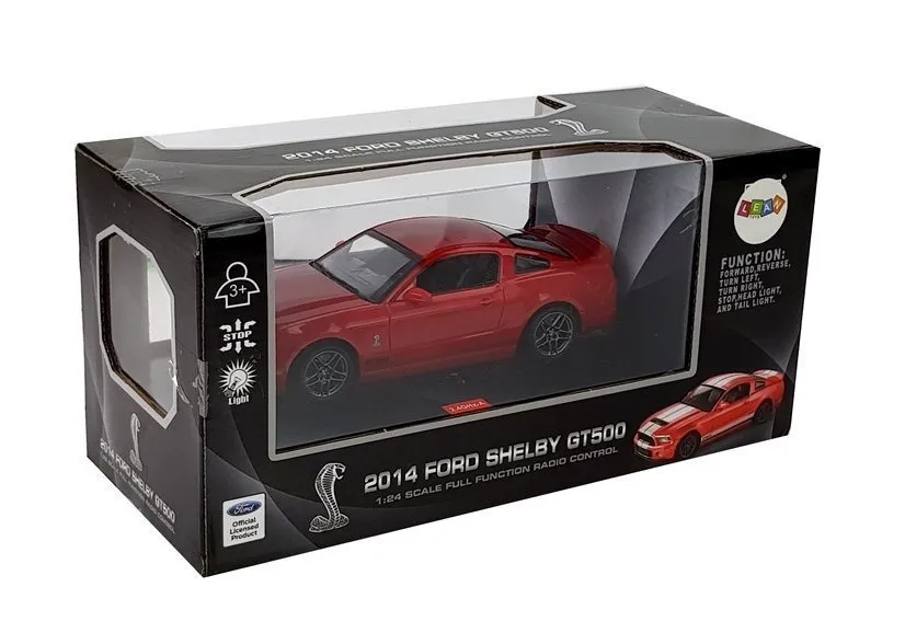 auto na daljinsko upravljanje ford shelby red 2.4 g - crveni - slika 4