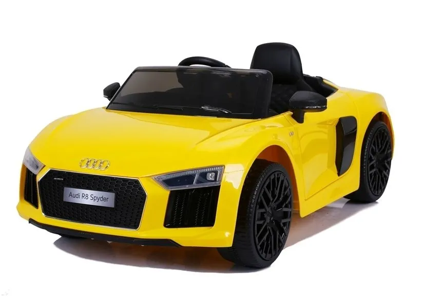 licencirani auto na akumulator audi r8 xl – žuti - slika 2