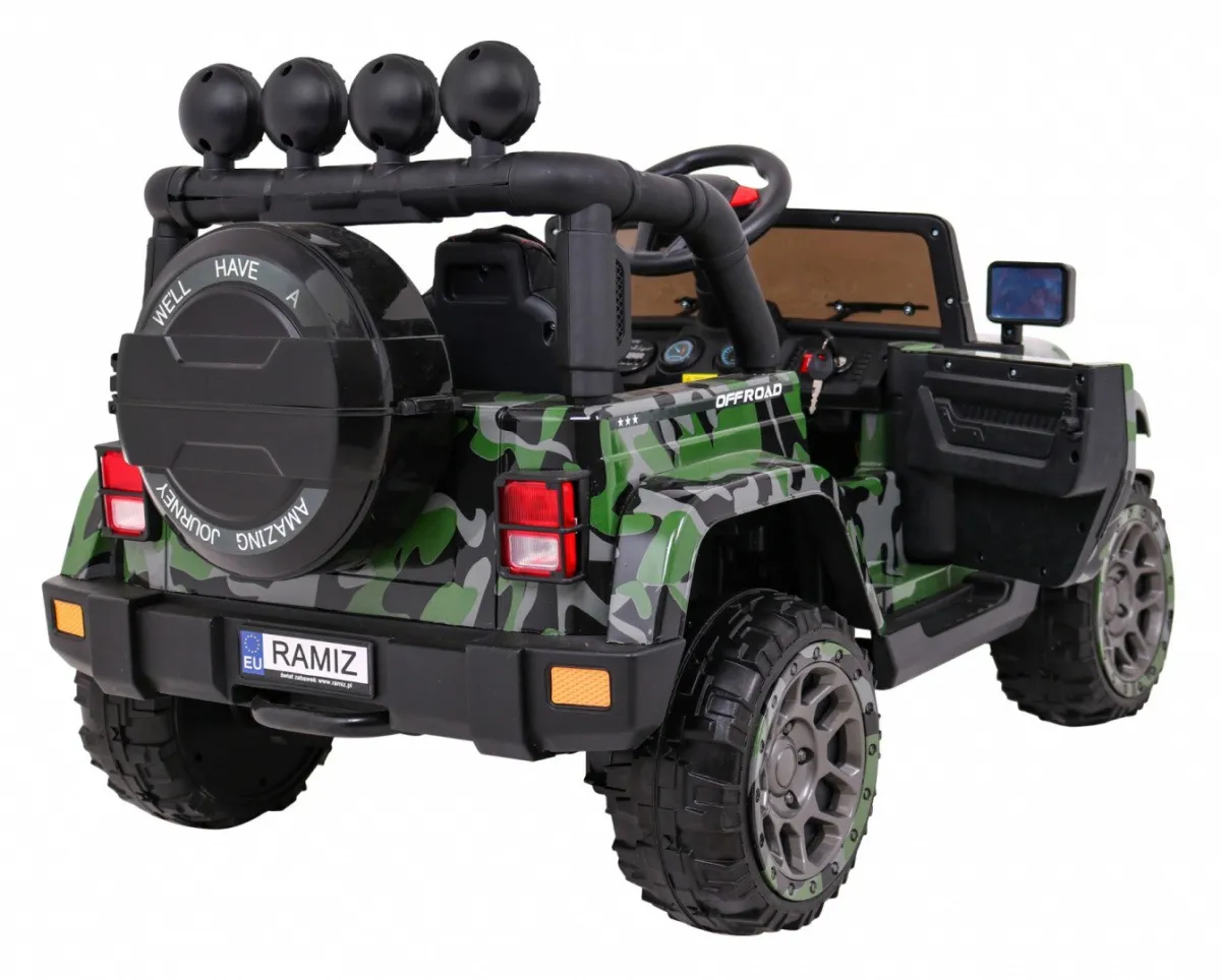auto na akumulator full time 4wd 4x4 - army - slika 5