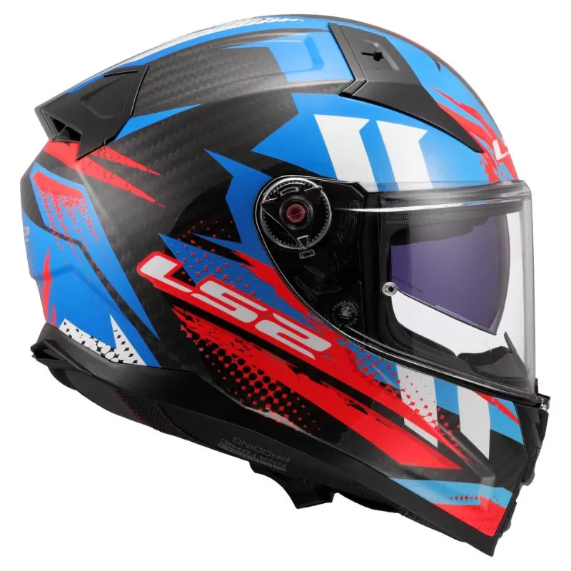 kaciga ls2 ff811 vector ii karbon tantic crveno-plava - slika 8