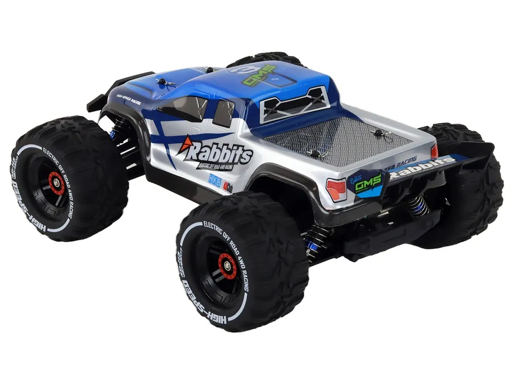 auto na daljinsko upravljanje rabbits rc off-road - plavi - slika 3