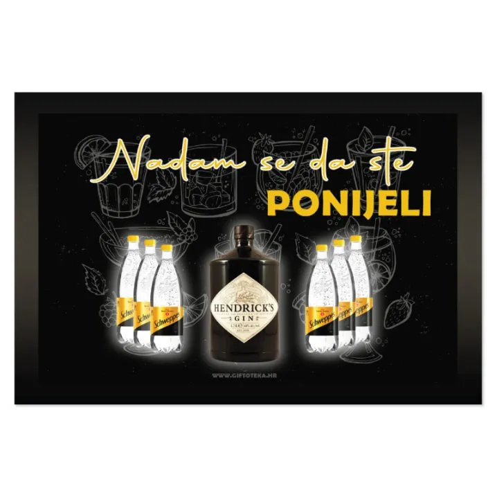 Zabavni otirač – Nadam se da ste ponijeli gin tonic - Osijek