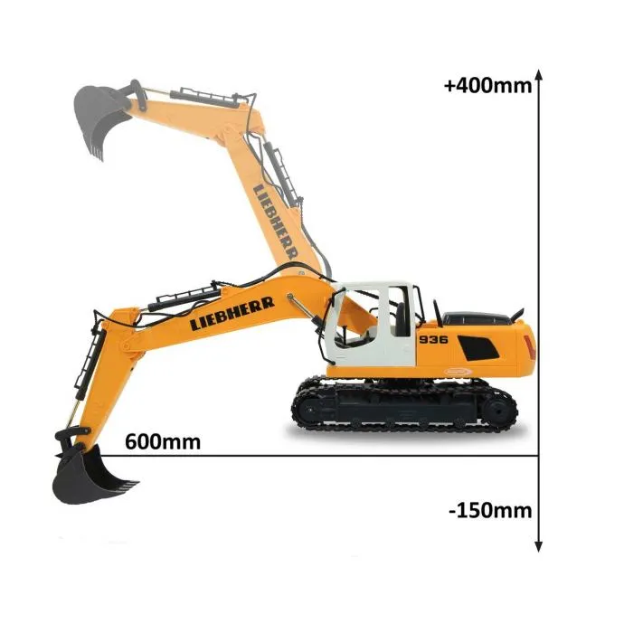 jamara bager liebherr r936 set za demoliranje s hvataljkom i čekićem - slika 2