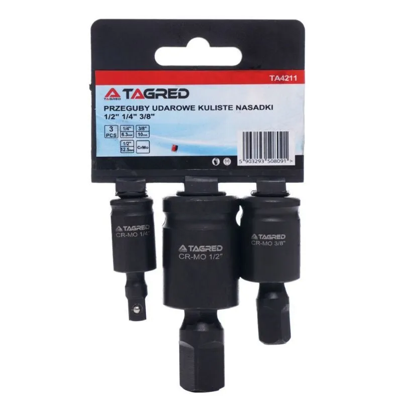 udarni zglobovi, 1/2", 1/4", 3/8" - slika 2